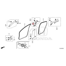 Load image into Gallery viewer, [NEW] JDM HONDA CIVIC FK8 2020 Pillar Garnish GENUINE OEM
