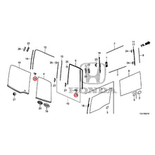 Load image into Gallery viewer, [NEW] JDM HONDA STEP WGN SPADA RP5 2020 Rear Windshield Glass/Quarter Glass (1) GENUINE OEM
