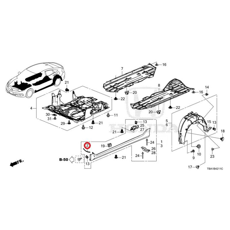 [NEW] JDM HONDA CIVIC FC1 2020 Undercover GENUINE OEM