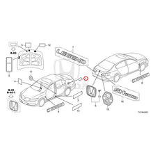 Load image into Gallery viewer, [NEW] JDM HONDA LEGEND HYBRID KC2 2018 Emblem/Caution Label GENUINE OEM
