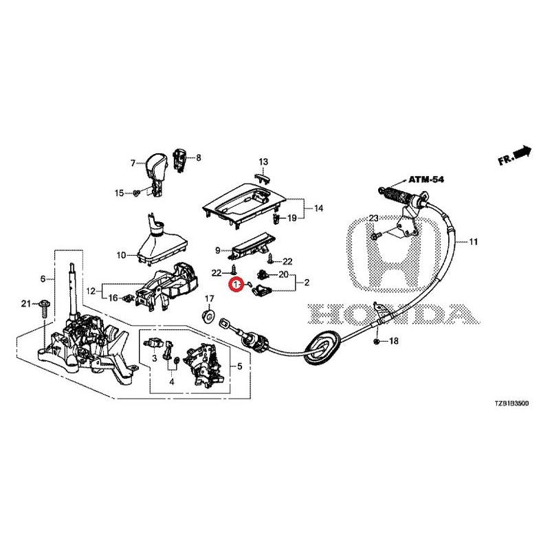 [NEW] JDM HONDA FIT e:HEV GR3 2020 Select Lever GENUINE OEM