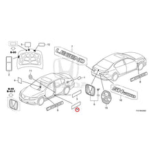 Load image into Gallery viewer, [NEW] JDM HONDA LEGEND HYBRID KC2 2018 Emblem/Caution Label GENUINE OEM
