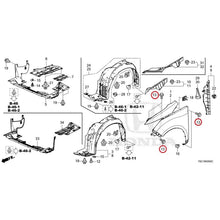 Load image into Gallery viewer, [NEW] JDM HONDA ODYSSEY e:HEV RC5 2024 Front Fenders GENUINE OEM
