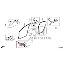 Load image into Gallery viewer, [NEW] JDM HONDA CIVIC FK8 2017 Pillar Garnish GENUINE OEM
