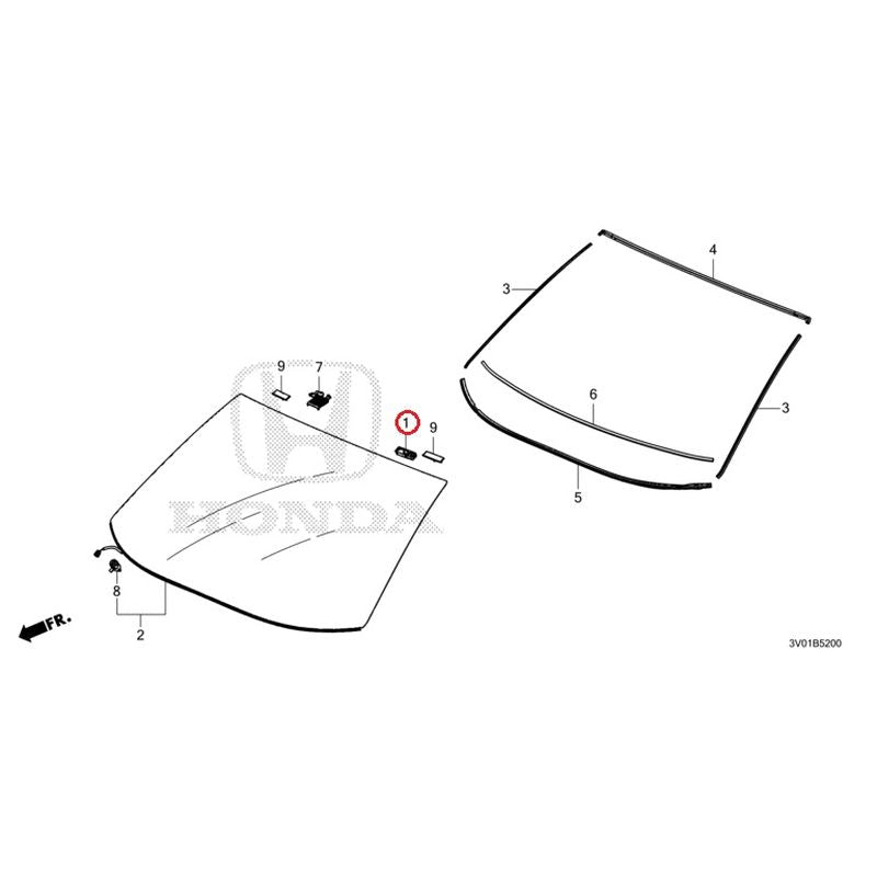 NEW] JDM HONDA ZR-V RZ3 2023 Front Windshield GENUINE OEM – JDM Yamato