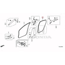 Load image into Gallery viewer, [NEW] JDM HONDA CIVIC FK7 2021 Pillar Garnish GENUINE OEM
