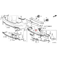 Load image into Gallery viewer, [NEW] JDM HONDA LEGEND HYBRID KC2 2020 Rear Bumper (120/130/520) GENUINE OEM
