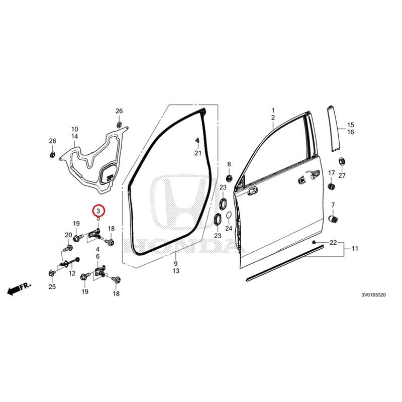 NEW] JDM HONDA ZR-V RZ3 2023 Front Door Panel GENUINE OEM – JDM Yamato