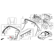 Load image into Gallery viewer, [NEW] JDM HONDA S660 JW5 2020 Weather Strips/Roll Bar Garnish GENUINE OEM
