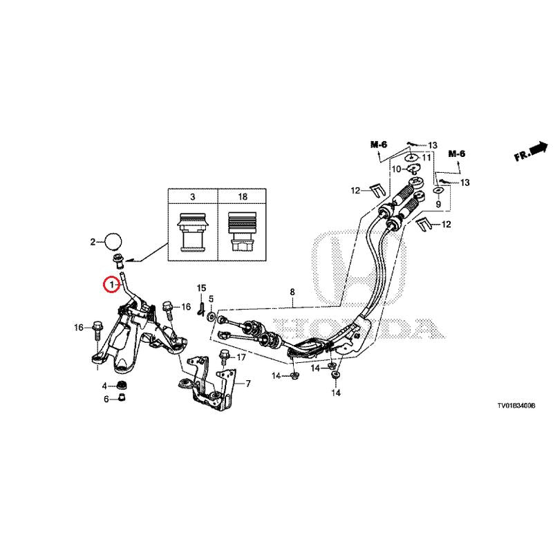 [NEW] JDM HONDA CIVIC FK2 2015 Shift Lever GENUINE OEM