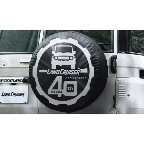 [NEW] JDM Toyota LAND CRUISER 70 GDJ76W 40th anniversary Spare Tire Cover OEM
