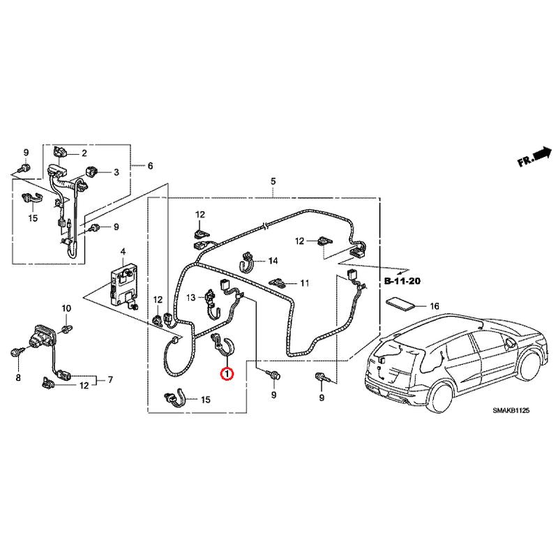 [NEW] JDM HONDA STREAM RN6 2013 TV Tuner/Rear Camera GENUINE OEM