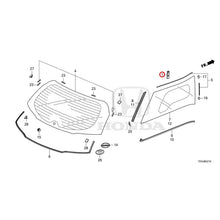 Load image into Gallery viewer, [NEW] JDM HONDA SHUTTLE GP7 2021 Rear Windshield Glass/Quarter Glass GENUINE OEM
