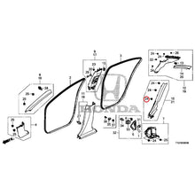 Load image into Gallery viewer, [NEW] JDM HONDA LEGEND HYBRID KC2 2018 Pillar Garnish GENUINE OEM
