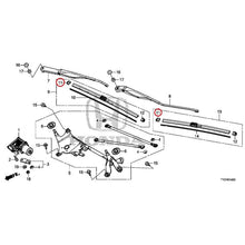 Load image into Gallery viewer, [NEW] JDM HONDA LEGEND HYBRID KC2 2016 Front Windshield Wiper GENUINE OEM
