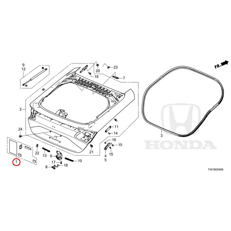 [NEW] JDM HONDA CIVIC FL1 2025 Tailgate GENUINE OEM