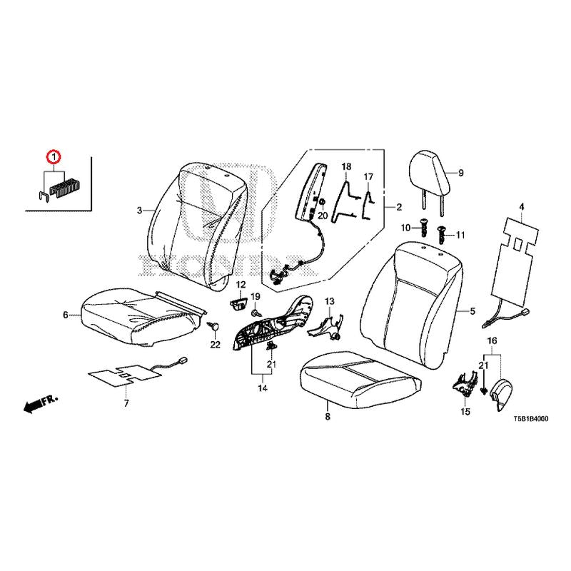 [NEW] JDM HONDA FIT GK5 2016 Front Seat (Driver's Side) GENUINE OEM