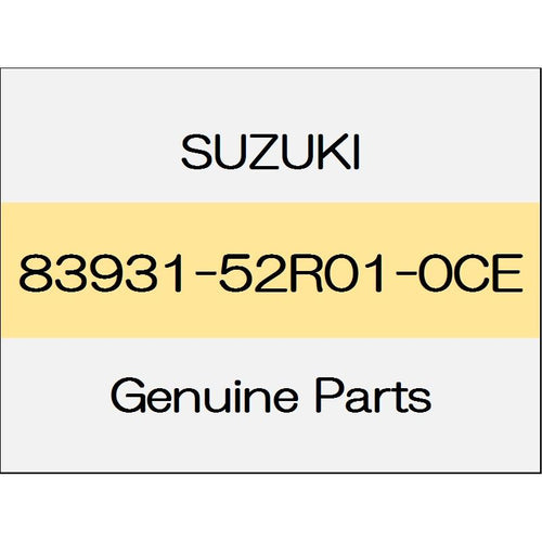 [NEW] JDM SUZUKI SWIFT ZC13/43/53/83,ZD53/83 The rear door outer front tape (R)  83931-52R01-0CE GENUINE OEM