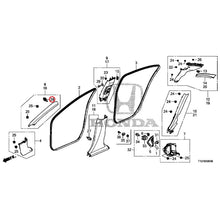 Load image into Gallery viewer, [NEW] JDM HONDA LEGEND HYBRID KC2 2020 Pillar Garnish GENUINE OEM
