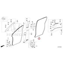 Load image into Gallery viewer, [NEW] JDM HONDA FREED e:HEV GT5 2025 Pillar Garnish GENUINE OEM
