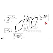 Load image into Gallery viewer, [NEW] JDM HONDA CIVIC FK8 2020 Pillar Garnish GENUINE OEM
