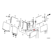 Load image into Gallery viewer, [NEW] JDM HONDA STEP WGN SPADA RP5 2020 Rear Windshield Glass/Quarter Glass (1) GENUINE OEM
