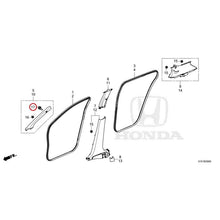 Load image into Gallery viewer, [NEW] JDM HONDA WR-V RG5 2024 Pillar Garnish GENUINE OEM

