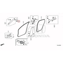 Load image into Gallery viewer, [NEW] JDM HONDA CIVIC FK7 2021 Pillar Garnish GENUINE OEM
