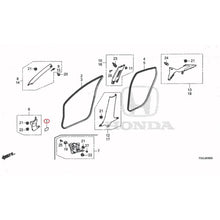 Load image into Gallery viewer, [NEW] JDM HONDA CIVIC FK7 2021 Pillar Garnish GENUINE OEM
