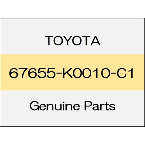 [NEW] JDM TOYOTA YARIS A1#,H1#,P210 Front door trim garnish (R) black paint 67655-K0010-C1 GENUINE OEM