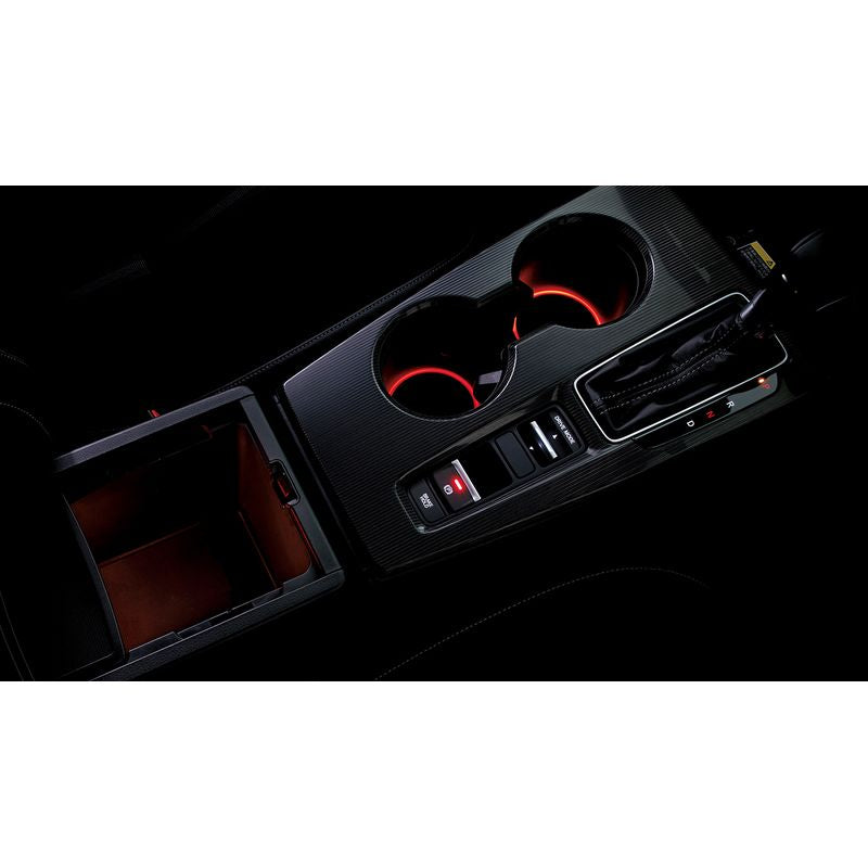 [NEW] JDM Honda CIVIC FL1/4 Console Box & Drink Holder Illumination Red OEM