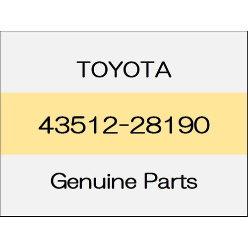 [NEW] JDM TOYOTA ALPHARD H3# Front disc 6AT / I 43512-28190 GENUINE OEM