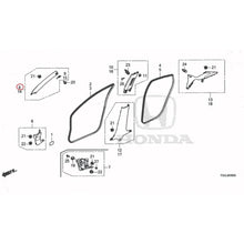 Load image into Gallery viewer, [NEW] JDM HONDA CIVIC FK7 2021 Pillar Garnish GENUINE OEM
