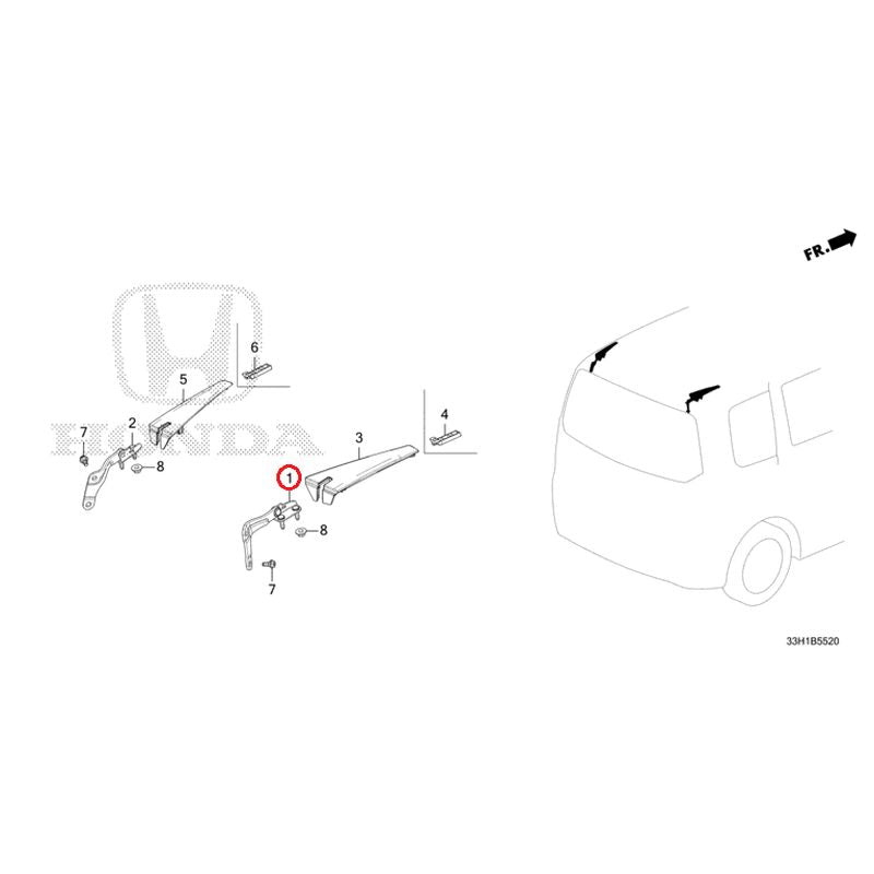 [NEW] JDM HONDA FREED e:HEV GT5 2025 Tailgate damper GENUINE OEM