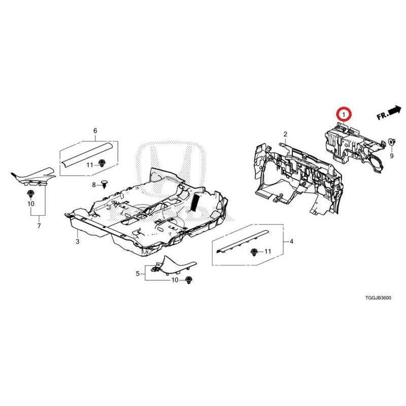 [NEW] JDM HONDA CIVIC FK8 2020 Floor Mat GENUINE OEM