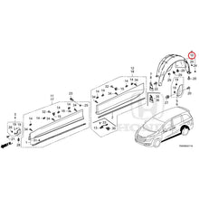 Load image into Gallery viewer, [NEW] JDM HONDA ODYSSEY RC1 2020 Garnish/Rear Inner Fender GENUINE OEM
