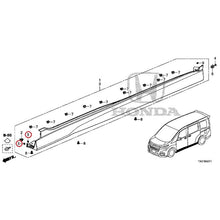 Load image into Gallery viewer, [NEW] JDM HONDA STEP WGN SPADA RP5 2020 Side Sill Garnish GENUINE OEM
