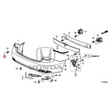Load image into Gallery viewer, [NEW] JDM HONDA LEGEND HYBRID KC2 2016 Rear Bumper (100/110/500/510) GENUINE OEM
