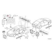 Load image into Gallery viewer, [NEW] JDM HONDA LEGEND HYBRID KC2 2020 Emblem/Caution Label GENUINE OEM
