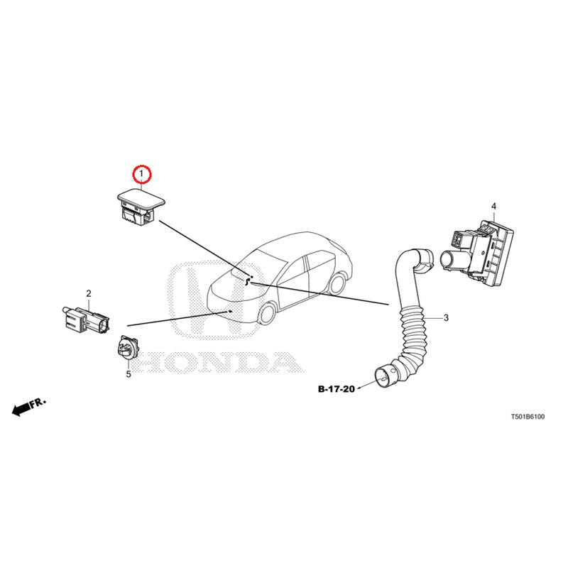 [NEW] JDM HONDA Civic e:HEV FL4 2025 Air conditioner (sensor) GENUINE OEM