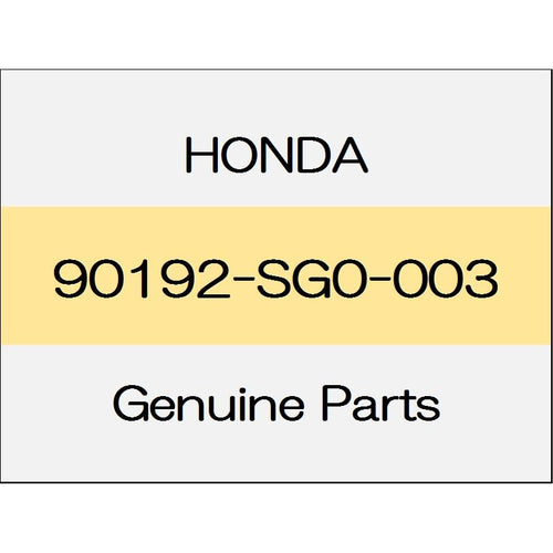 [NEW] JDM HONDA CIVIC HATCHBACK FK7 Bumper corner bolt 90192-SG0-003 GENUINE OEM