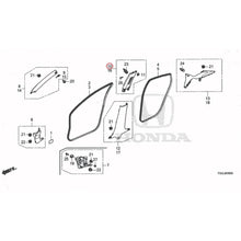 Load image into Gallery viewer, [NEW] JDM HONDA CIVIC FK7 2021 Pillar Garnish GENUINE OEM
