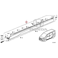 Load image into Gallery viewer, [NEW] JDM HONDA STEP WGN SPADA RP5 2020 Side Sill Garnish GENUINE OEM
