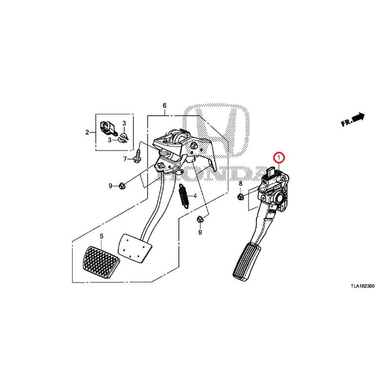 [NEW] JDM HONDA CR-V RW1 2021 Pedals GENUINE OEM