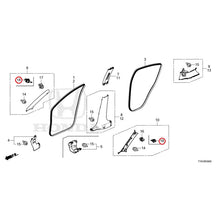 Load image into Gallery viewer, [NEW] JDM HONDA VEZEL RU1 2020 Pillar Garnish GENUINE OEM
