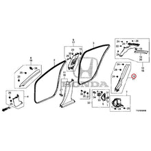 Load image into Gallery viewer, [NEW] JDM HONDA LEGEND HYBRID KC2 2016 Pillar Garnish GENUINE OEM
