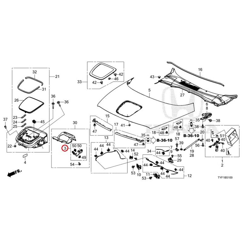 [NEW] JDM HONDA Honda e ZC7 2023 Hood GENUINE OEM
