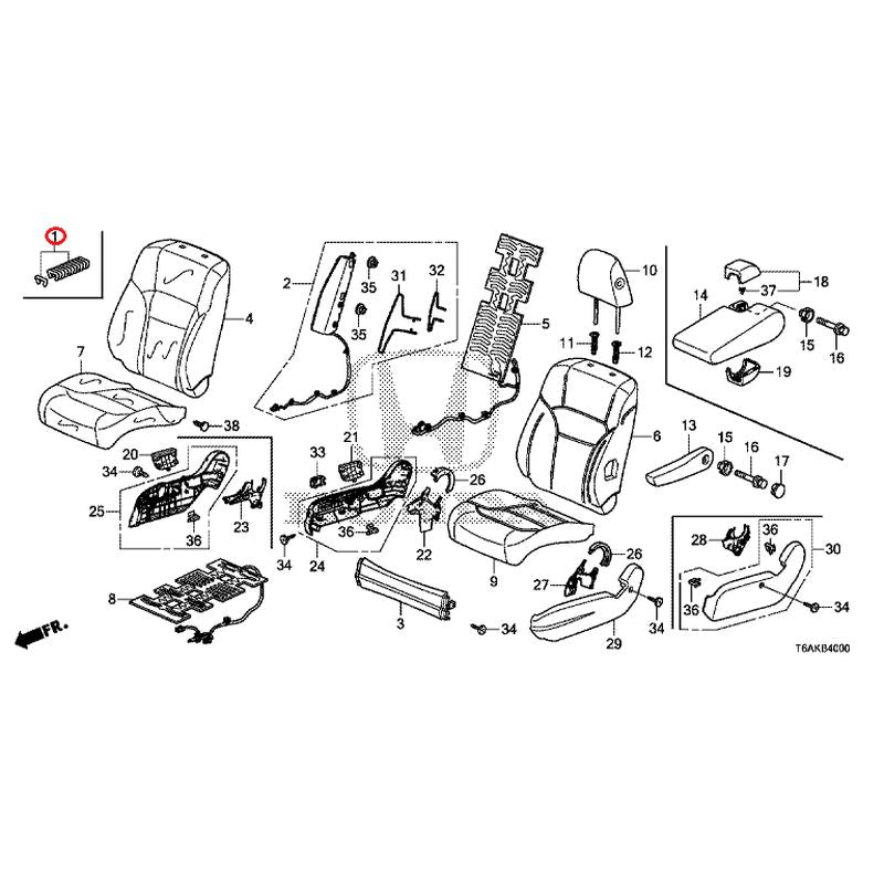 [NEW] JDM HONDA ODYSSEY RC1 2021 Front Seat (Driver's Side) GENUINE OEM