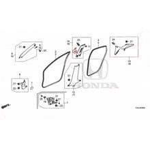 Load image into Gallery viewer, [NEW] JDM HONDA CIVIC FK7 2021 Pillar Garnish GENUINE OEM

