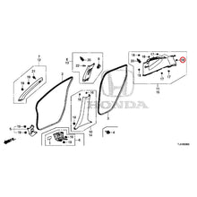 Load image into Gallery viewer, [NEW] JDM HONDA CR-V RW1 2021 Pillar Garnish GENUINE OEM
